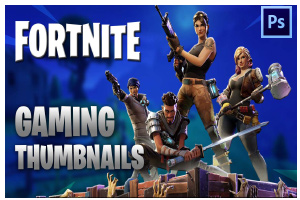 Fortnite Gaming Thumbnail #2 - Free Template Shop